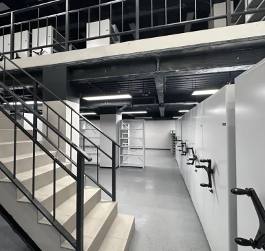 мобильные стеллажи для фондохранилищ музея-галереи