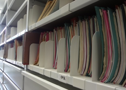 Офисные стеллажи с ячейками для документов